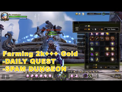 WAJIB TAU! Nih Hasil Farming Daily Quest & Spam Dungeon - Dragon Nest SEA Classic