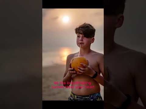 Paradise of Flic en Flac Beach, in Mauritius"