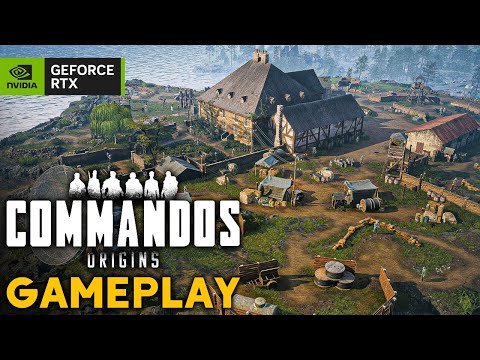 COMMANDOS ORIGINS New Gameplay Demo 15 Minutes 4K