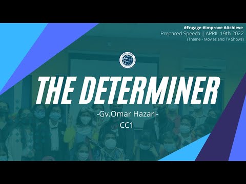 Omar Hazari: CC1 - The Determiner