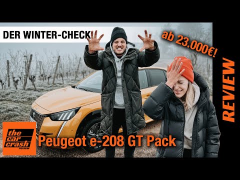 Peugeot e-208 GT Pack (2022) Besser als Renault Zoe & Opel Corsa-e? 🦁 Fahrbericht | Review | Test