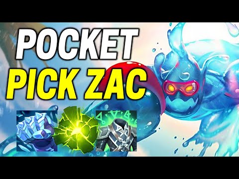 I PLAYED MY ZAC SUPPORT POCKET PICK IN A TOURNAMENT - League of Legends