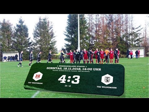 TSV Westerode I - TSG Wildemann  4 : 3  ( 0 : 1 )  18.11.2018