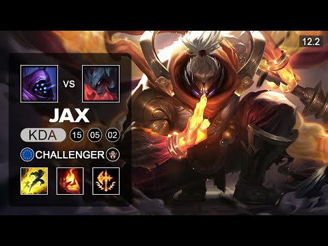 Jax Top vs Aatrox - EUW Challenger - Season 12 Patch 12.2