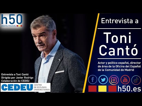 h50 entrevista a Toni Cantó: actualidad, política, cultura y mucho más
