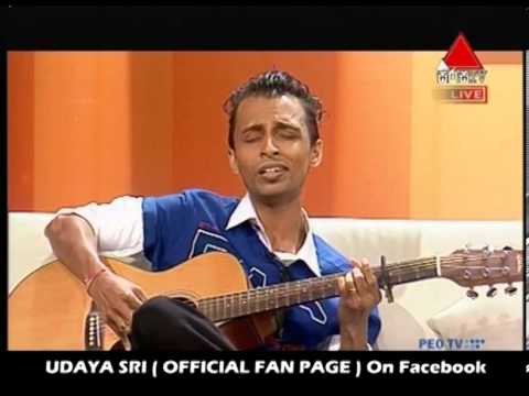 UDAYA SRI - Thanikama Huru LIVE Acoustic @ Sirasa Your Life TV Show