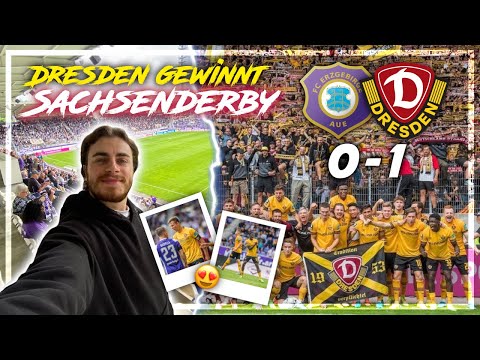 DRESDEN VICTORY IN THE LAST MINUTE 😱 Erzgebirge Aue - Dynamo Dresden 0:1 SAXONY DERBY Stadium Vlog