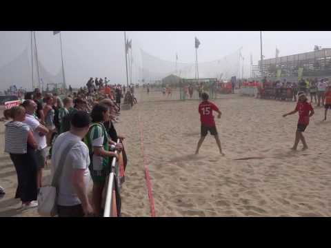 Åhus Beachhandboll 2016, P02 , IFGuif vs IFK Kristianstad 1, 8-8. Lika