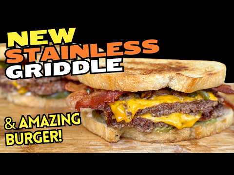 What about a STAINLESS STEEL Griddle?? Le Griddle Stainless Griddle Review (and AWESOME BURGER!)