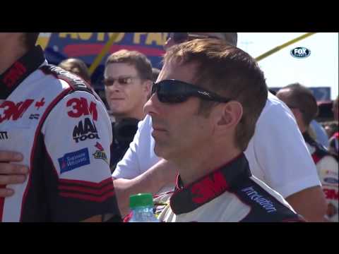 (HD) Pia Toscano National Anthem - NASCAR Kobalt Tools 400 Sprint Cup Series (3.11.12)