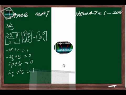 (www.jamb.org.ng) Jamb Maths Past Question And Answer 2008 Qn24