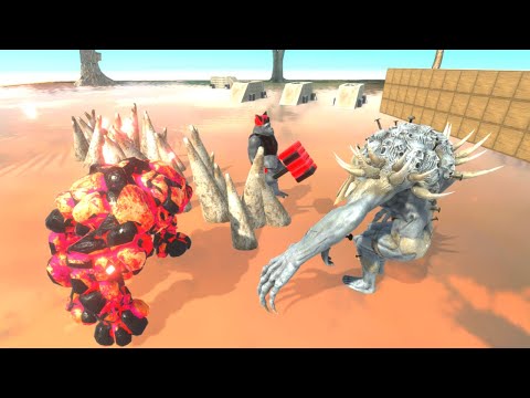 How many Bosses to Defeat Ghor Hammer and Lava Golem? Animal Revolt Battle Simulator