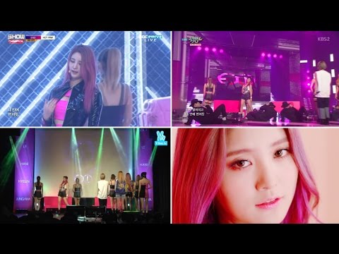[EXID(이엑스아이디)] HOT PINK 핫핑크 MV+무대영상 4분할