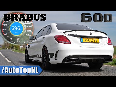 BRABUS 600 AMG C63 S | 100-200 Acceleration POV & Akrapovic SOUND by AutoTopNL