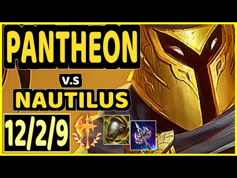 BIG (PANTHEON) vs NAUTILUS - 12/2/9 KDA BOTTOM SUPPORT CHALLENGER GAMEPLAY - NA