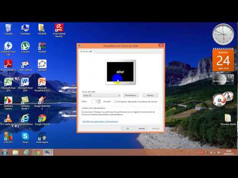 comment regler ecran de veille windows 7