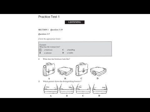 IELTS Listening Cambridge 1 Test 1 | Full Audio + Answers