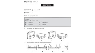 IELTS Listening Cambridge 1 Test 1 | Full Audio + Answers