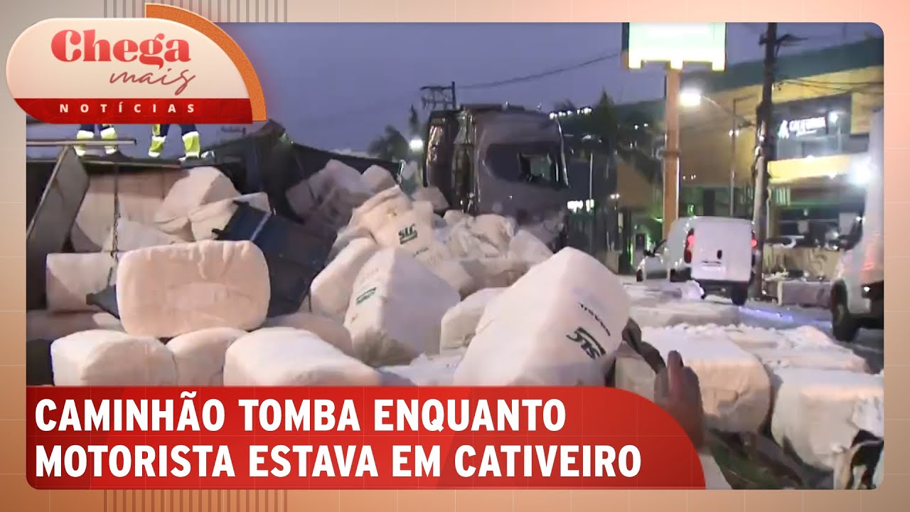 Motorista de caminhão com algodão que tombou foi sequestrado | Chega Mais Notícias (02/10/24)