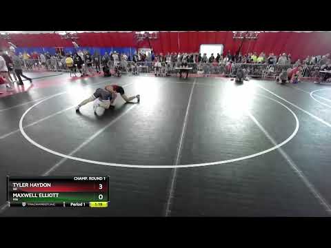 170 Lbs Champ. Round 1 - Tyler Haydon, WI Vs Maxwell Elliott, MN 5457