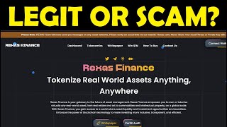 Rexas Finance Review: Is Legit or a Scam?