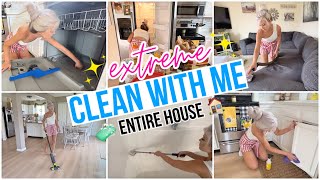 2024 EXTREME CLEAN WITH ME! WHOLE HOUSE EXTREME DEEP CLEANING MOTIVATION!
