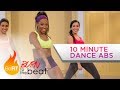 10 Minute Cardio Dance Abs Workout: Burn to the ...