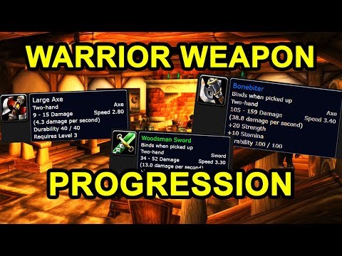 Classic WoW: Warrior Weapon Progression Guide