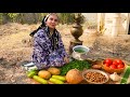 Village Life In Iran Making Ash E Gojeh In Nature