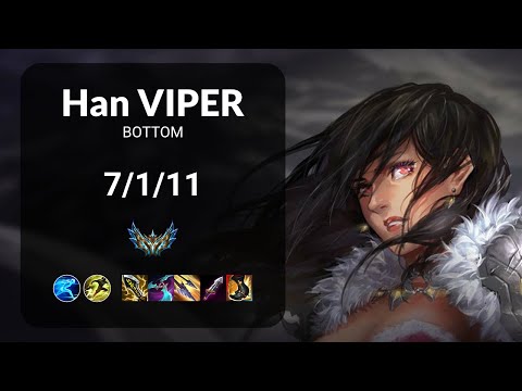 Han Viper Sivir vs Senna BOTTOM - KR CHALLENGER Patch 15.11