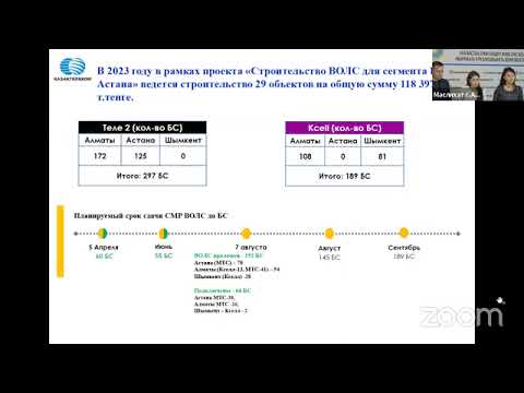 Заседание маслихата по вопросам цифровизации, телефонизации и проведению интернета