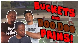 BUCKETS AND DOO DOO PAINS!! - NBA 2K16 MyPark Gameplay ft. Trent