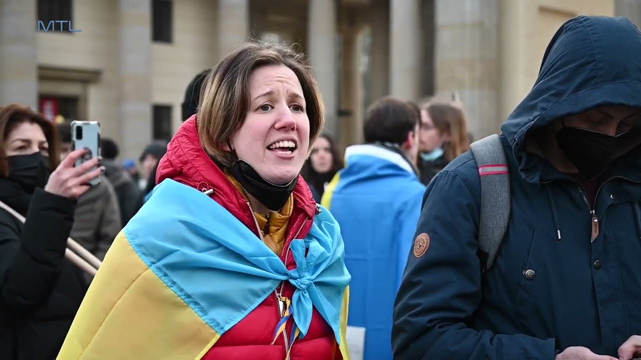 Berlin'de Putin Karşıtı Yürüyüş