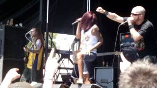 Taste of Ashes Straight Line Stitch with Jamey Jasta Mayhem Dallas 2011