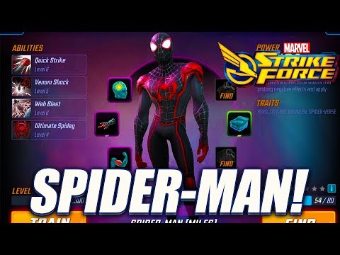Spider-Man (Miles) Unlock, Rank Up & Abilities! - Marvel Strike Force