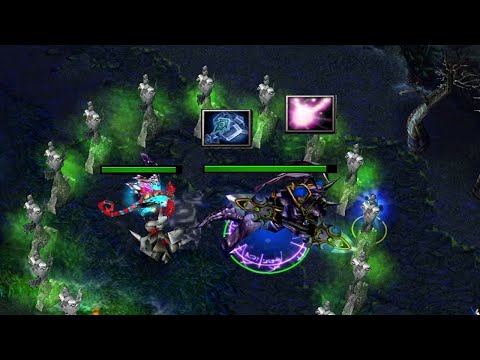 DOTA PIT LORD SOLO FIGHTING 5 HEROES: ABSORBING 5000+ DAMAGE