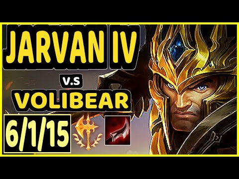 CINKROF (JARVAN IV) vs VOLIBEAR - 6/1/15 KDA JUNGLE CHALLENGER GAMEPLAY - EUW