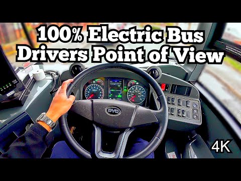 Extremely Beautiful 100% Electric 2023 Bus POV (AD BYD) Part 1 With Commentary [Manchester, UK]