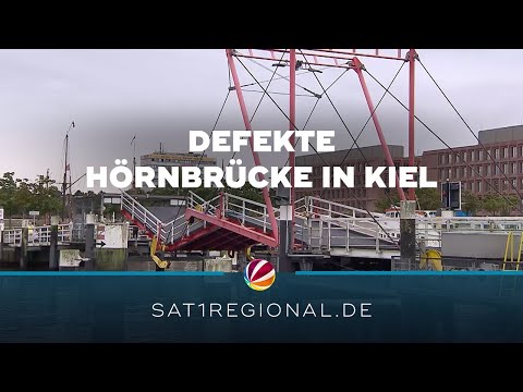Defekte Klappbrücke in Kiel: Stadt prüft drei Lösungsvarianten für Hörnbrücke
