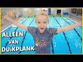 iN LEEG ZWEMBAD ALLEEN VAN DE DUiKPLANK ? | Bellinga Vlog #1905