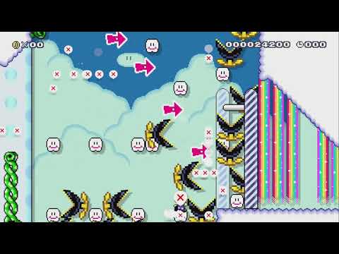 20 Seconds: Ethereal POW Garden by bruhhhhhh - Super Mario Maker 2 - No Commentary 1bu