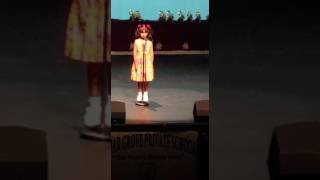 Somewhere over the rainbow sung by 8 year old girl