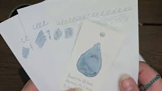 Bronto Blue Ink Review Arcus Artisan Dino-Writes Fountain Pen Ink