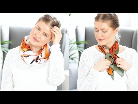 Halstuch binden TIPPS & TRICKS | Die 8 schönsten Techniken