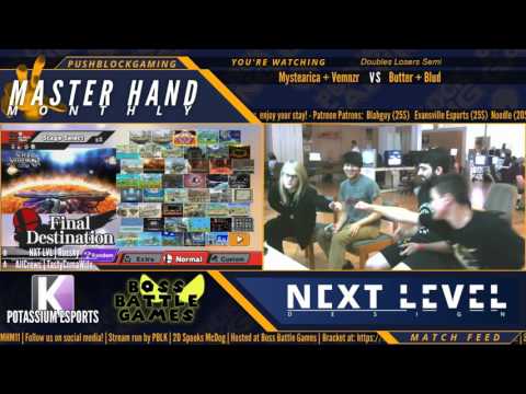 MHM11 [Wii U] - Mystearica + Vemnzr () vs PSI | Sells + Percy () - Doubles Losers Finals