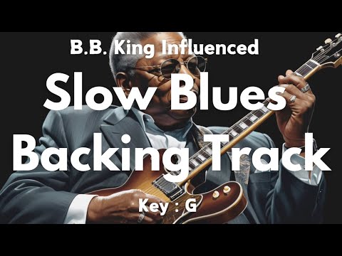 Slow Blues Backing Track in G | B.B. King Style 12-Bar Jam