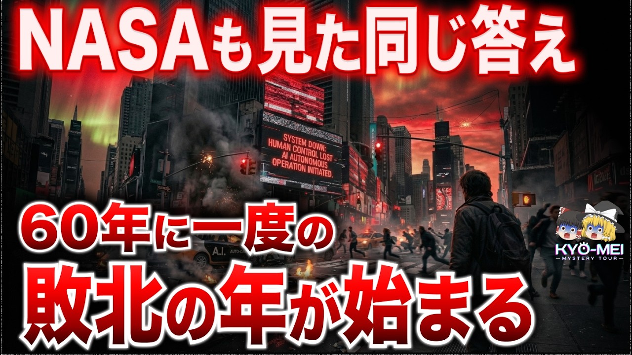 スマホもATMも病院も全部止まる…古代インドが「敗北」と名づけた60年周期…AIが制御を超える【都市伝説】【ゆっくり解説】