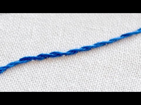How to do stem stitch