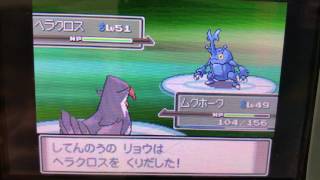 ポケモンプラチナ22四天王対リョウ！！