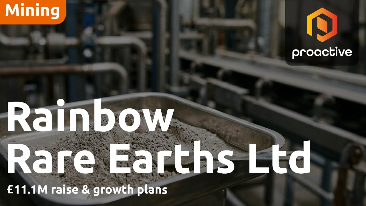 Rainbow Rare Earths CEO says £11.1M provides sufficient runway to advance projects 